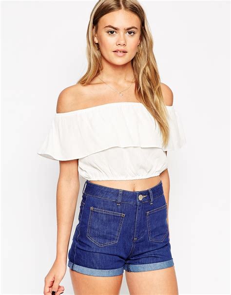 off the shoulder layered top